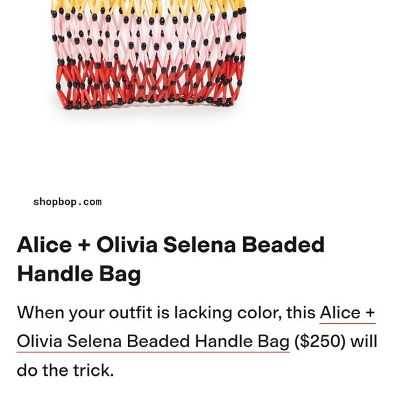 Alice & Olivia Beaded Bag "NEW" - Picture 13 of 13